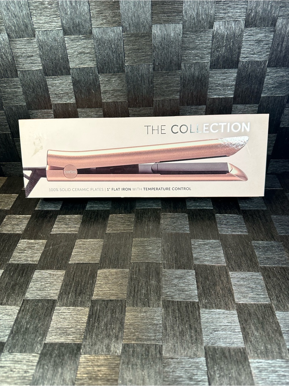Cortex International The Collection 1" Ceramic Flat Iron - Rose Gold